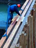 Placing the main beams