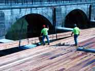 Placing floor beams