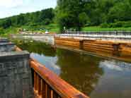 Rewatered Aqueduct approach wall