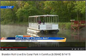 Brandon Roth story about Camilus canal Park